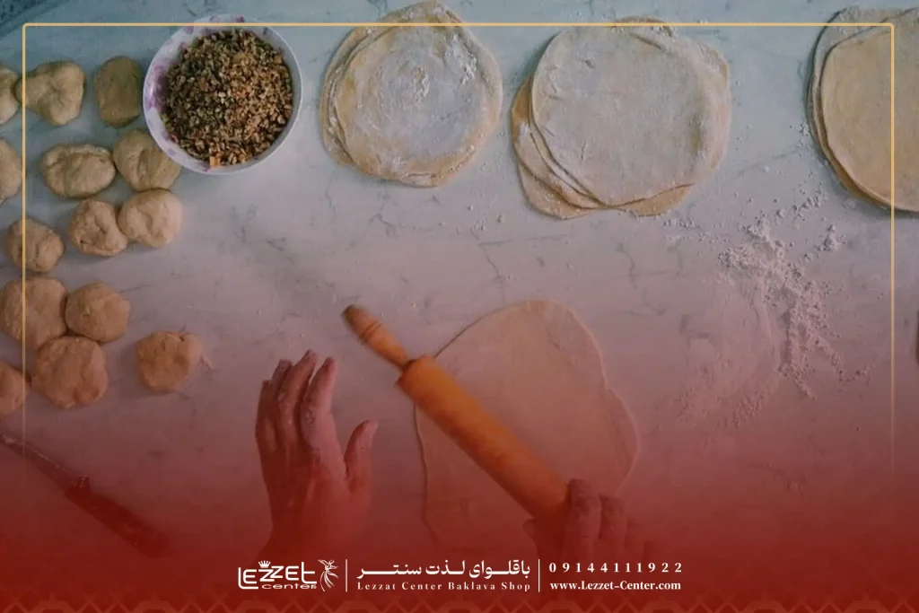 طرز تهیه باقلوا در خانه